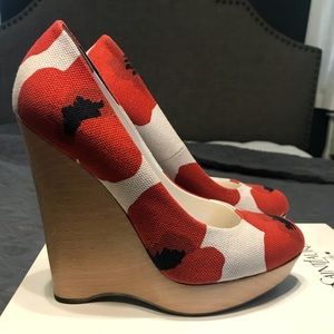 Yves Saint Laurent Wedges - Blanc Poppy